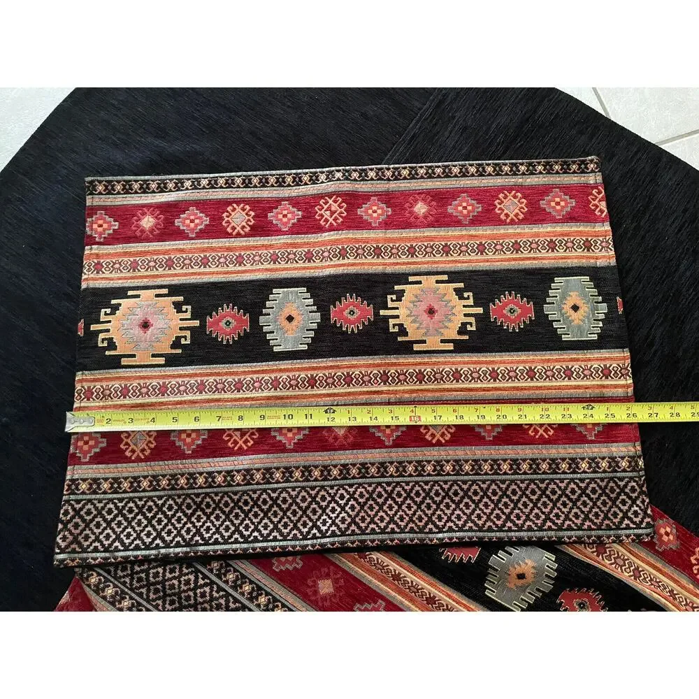 Oriental Quilt blanket w 2 pillowcase Arabic Tribal Hookah Lounge Floor mat